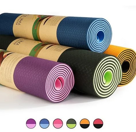 Mat de yoga Premium Duo 6mm - 60 x180 cm ecologico antideslizante