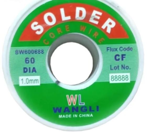 Estaño en Rollo SOLDER 1.0 mm x 80g