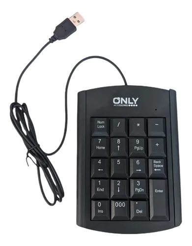 Teclado Numerico Multimedia USB Only