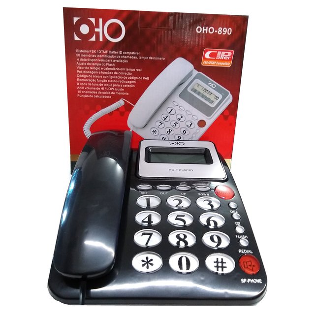 Telefono Fijo con Caller id OHO-890