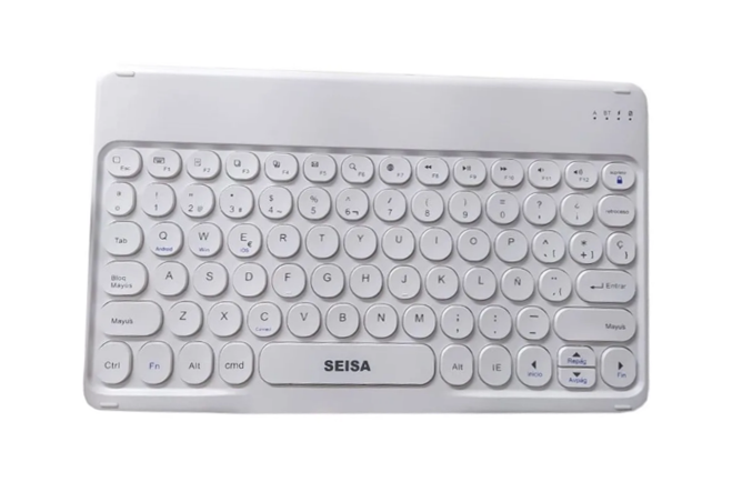 Mini Teclado Bluetooth Ultra Slim Recargable 10&quot; Seisa DN-H031