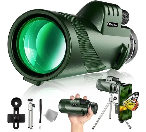 Telescopio Monocular con Tripode y Soporte 40x60 1600m/9800m