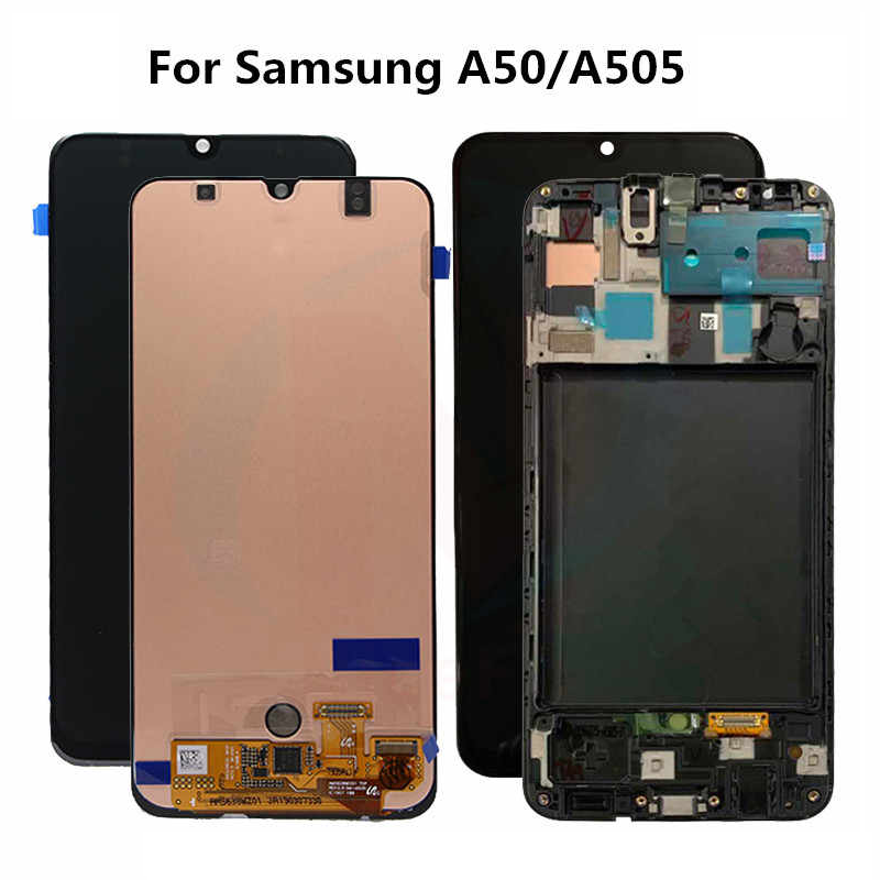 Modulo Samsung A50 / A505 con marco negro (INCELL)