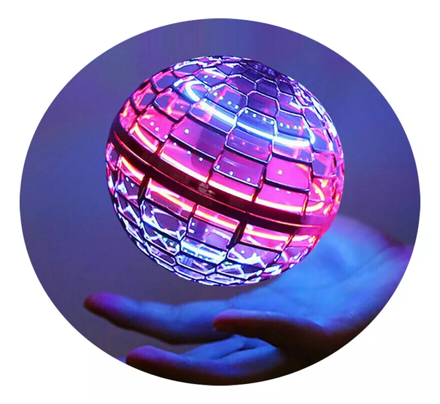 Pelota Spinner Mini Drone Recargable con Sensor y Control Remoto