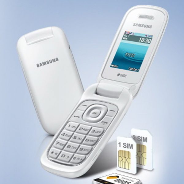 Celular con Tapita Samsung GT-E1272 Blanco