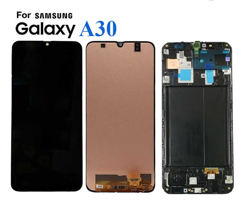 Modulo Samsung A30 / A305 A50 / A50s con marco negro (OLED)