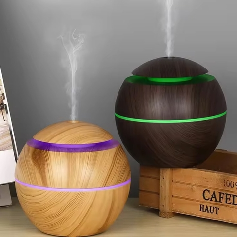 Aromatizador Humidificador Ultrasonico con Luz Esfera 200ml KRJ-006