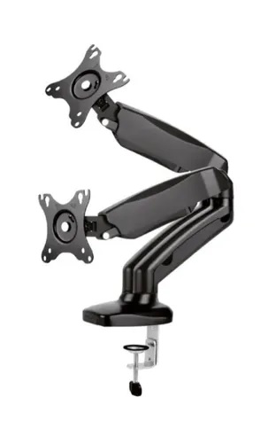 Soporte 2 Monitor o Tv con Resorte de Gas de 10" a 30" hasta 10Kg