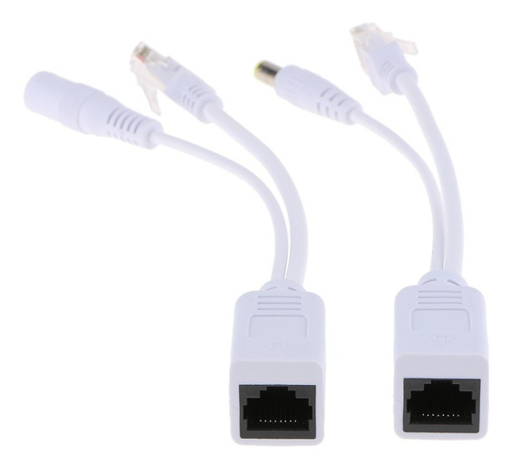 Par Splitter Inyector - Eyector Poe camaras IP router