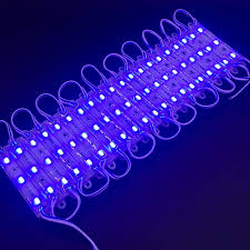 Modulo 3 Led 5054 Azul Exterior - Plancha por 20 unidades