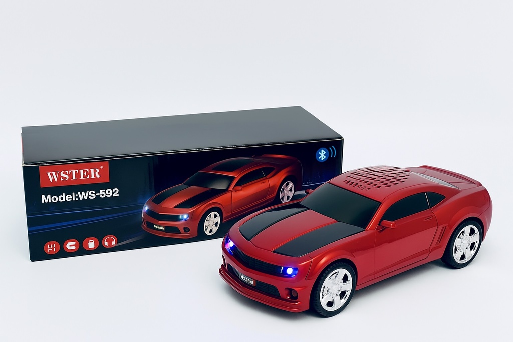 Parlante Portatil BT MICRO SD USB AUX FM Auto WS-592