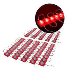 Modulo Led 3030 Rojo 12v- Plancha por 20 unidades