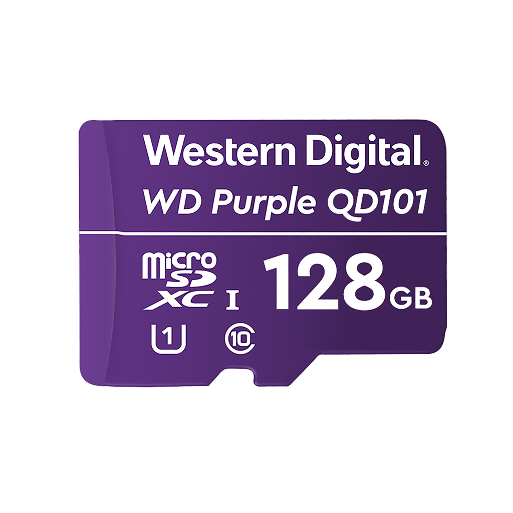 Micro SD Western Digital 128gb Go WD Purple QD101 micro SDXC clase 10
