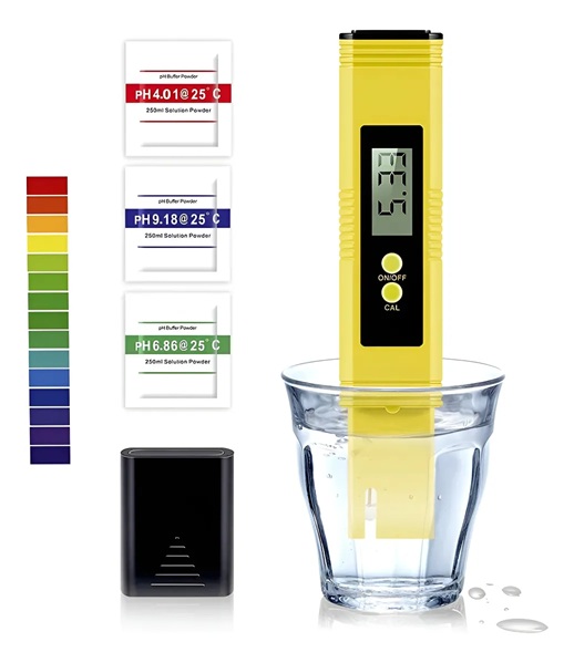 Medidor Digital de PH en Agua Autocalibre