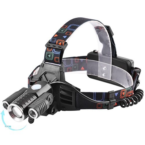Linterna Tactica Minero Triple Led W601 W602 W603