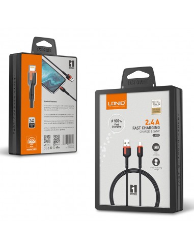 Cable de Datos Acordonado V8 2.4A LDNIO