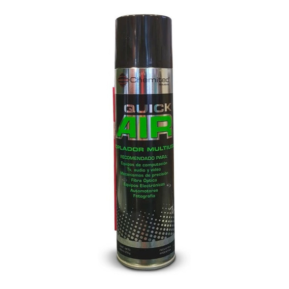 Soplador Multiuso aire comprimido Aerosol Quick Air 210gr inflamable