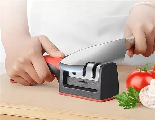Afilador Manual de Cuchillos y Tijeras 3 en 1 RS168