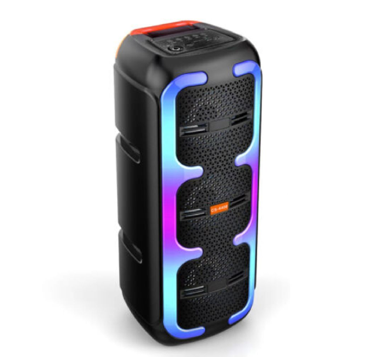 Parlante Bafle 2*4" con Karaoke BT Fm Usb RP-4408 (38x16cm)