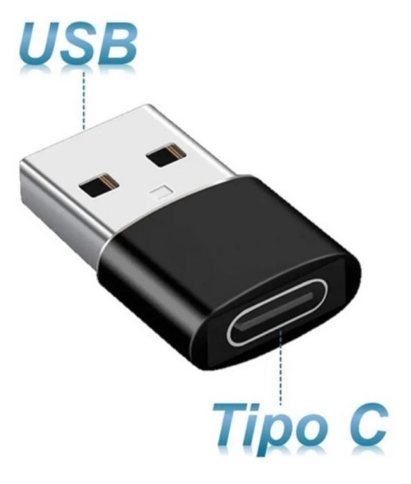 Adaptador Otg Tipo C Hembra a Usb Macho en blister