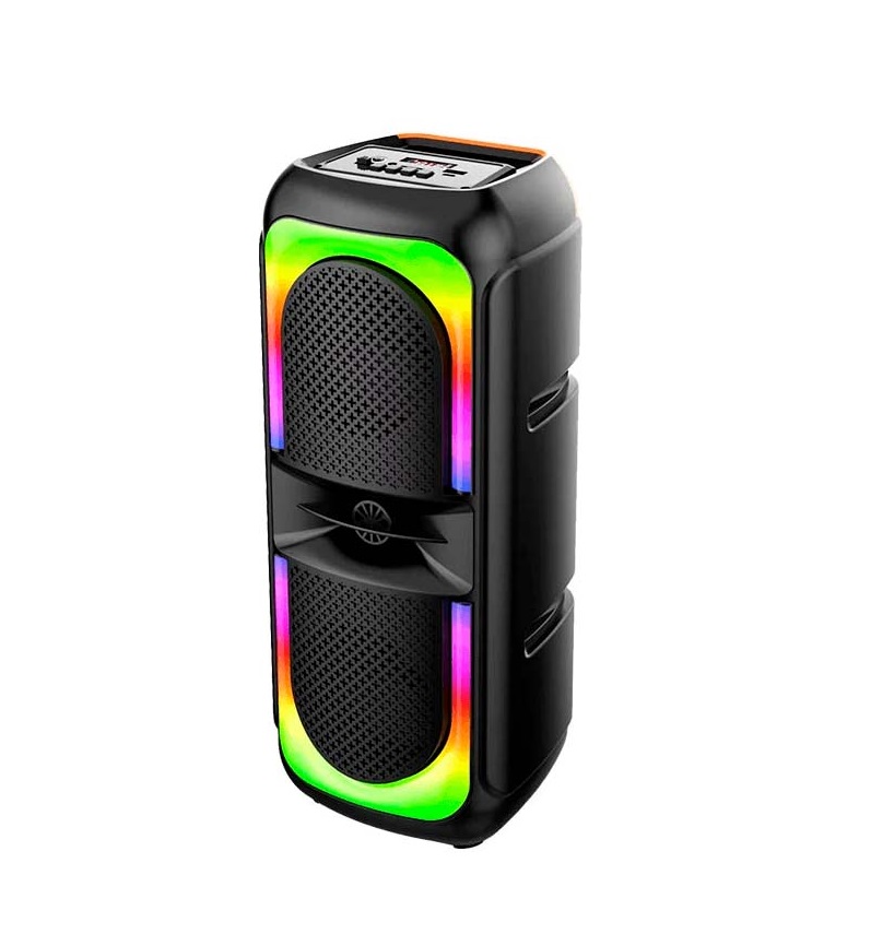 Parlante Bafle 2*4" con Karaoke BT Fm Usb RS-2410 (38x16cm)