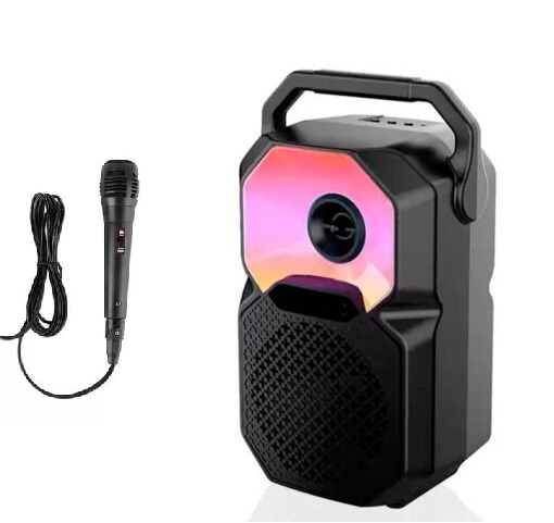 Parlante Bafle 6,5" con Karaoke BT FM USB RS-6103 con Microfono (22*17*37cm)
