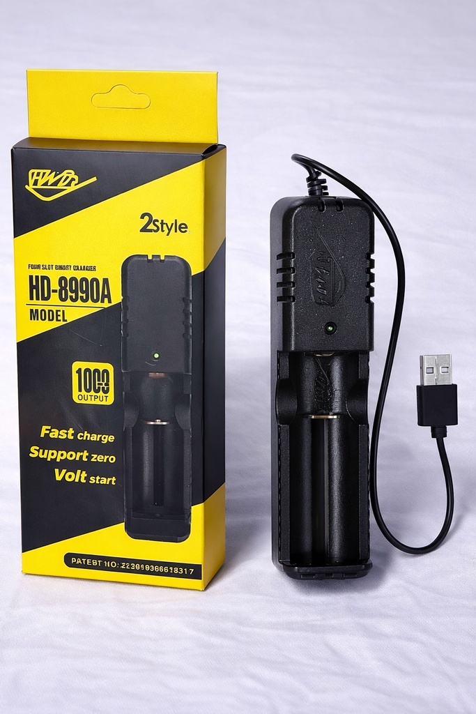 Cargador Usb Universal para Pila Tactica / Bateria 18650 22650 26650 26700