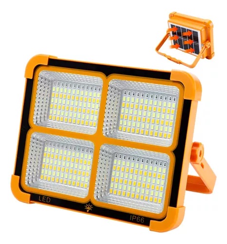 Reflector Luz Portatil Solar Exterior Led Usb TGD04
