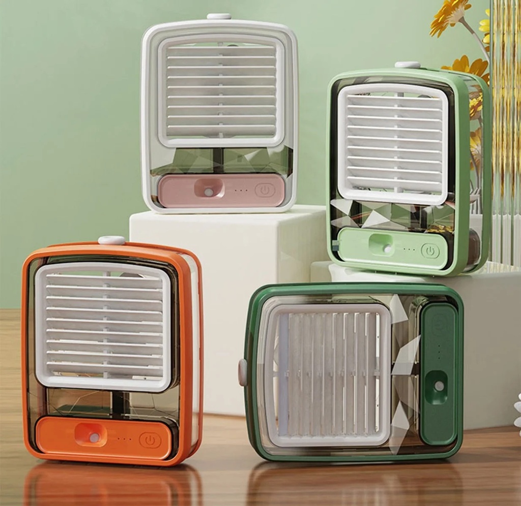 Ventilador refrescante con microgotas Usb con Luces (16x7x23)