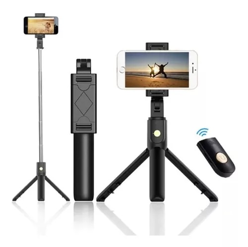Tripode Baston Selfie Disparador Bluetooth K07