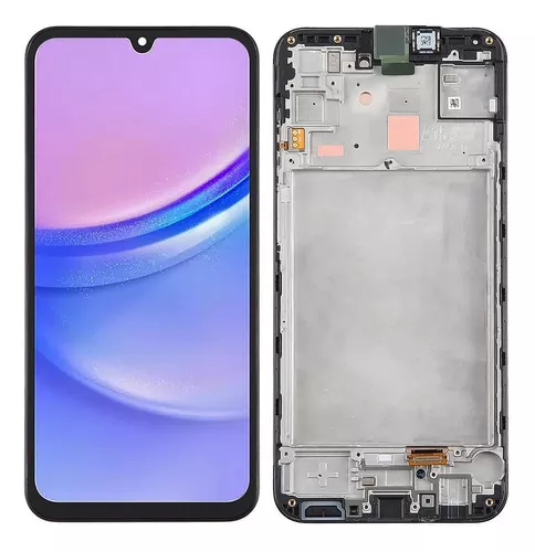 Modulo Samsung A15 / A15 5G con marco negro (OLED Gold Edition)