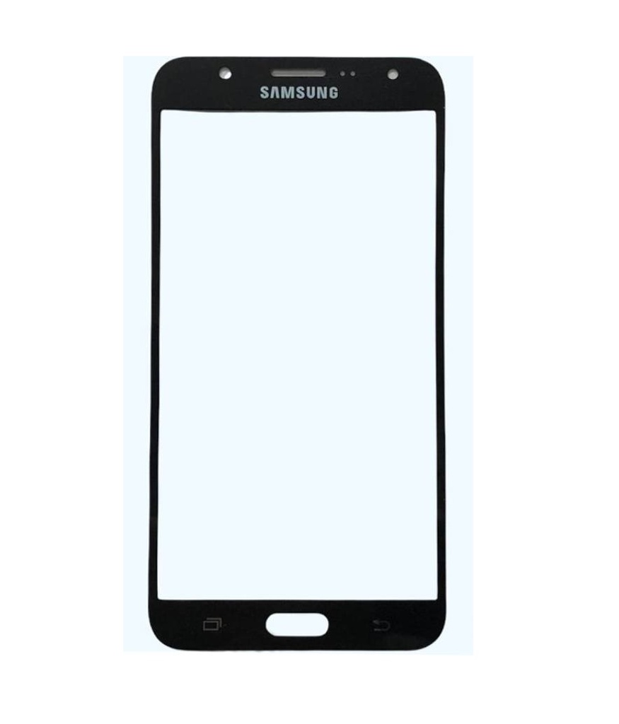 Repuesto Glass Samsung J7 Neo / J7 2015 / J7 Core / J7 NXT Negro + OCA con Logo