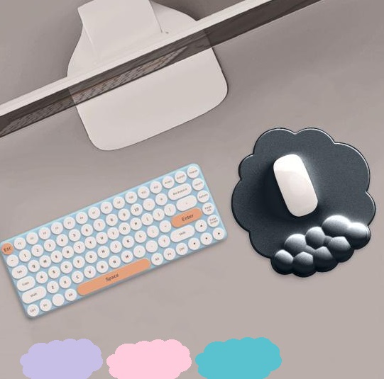 Mouse Pad con Gel Forma Nube