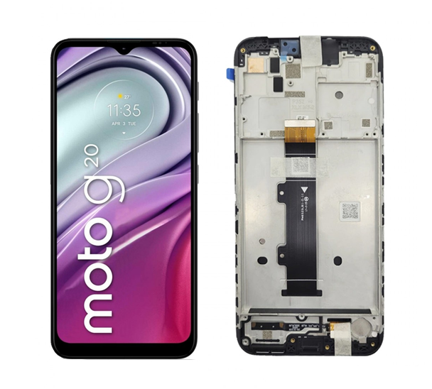 Modulo Motorola Moto G20 (p352ce) con marco negro (ORIG)