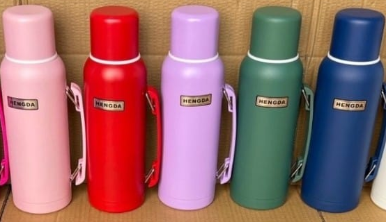 Termo de Acero 1.3L Hengda Rojo
