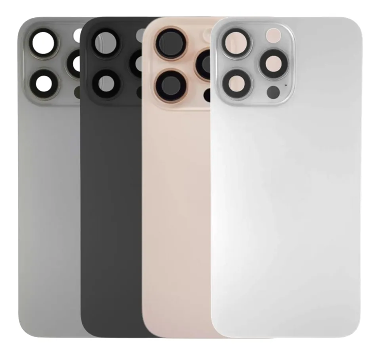 Tapa Trasera Iphone 16 Pro Max Dorado