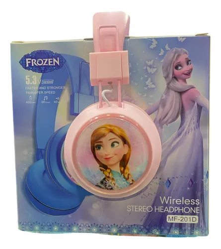 Auricular Vincha Bluetooth Micro Sd Personajes MF-201 Frozen