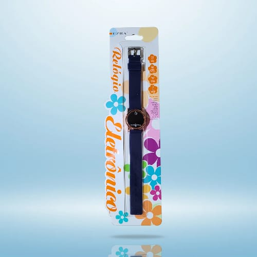 Reloj Pulsera Digital Engomado Redondo Chico