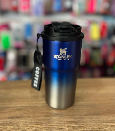 Vaso Termico Doble Pico Stanley 500ml Azul