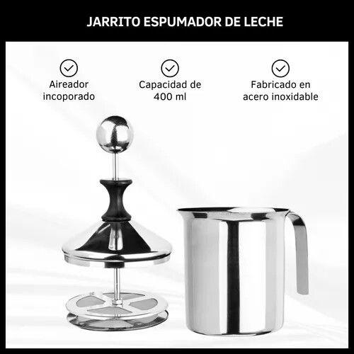 Jarro Espumador de Leche 400ml