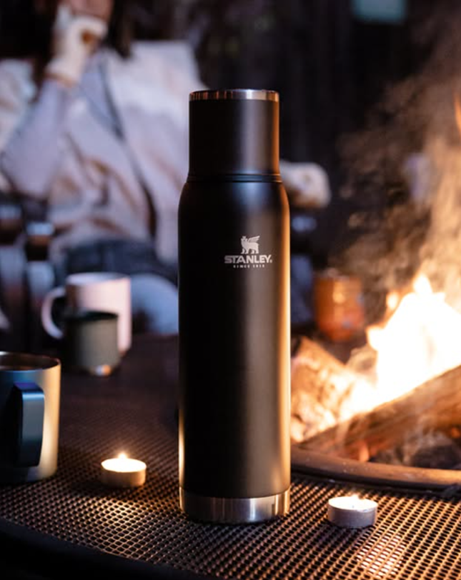 Termo de Acero 1L Stanley con Manija Negro