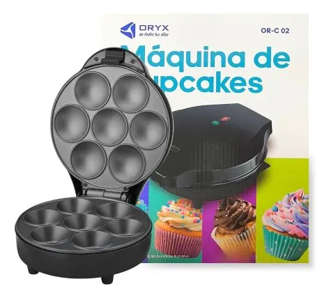 Maquina de Mini Cupcakes Antiadherente Oryx