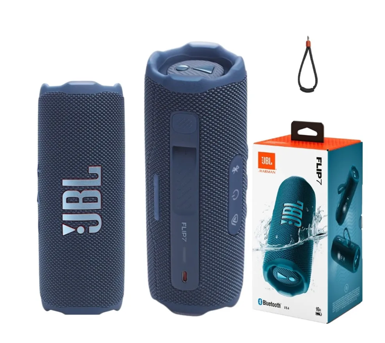 Parlante Portatil Bluetooth JBL Flip 7 Azul (Replica)