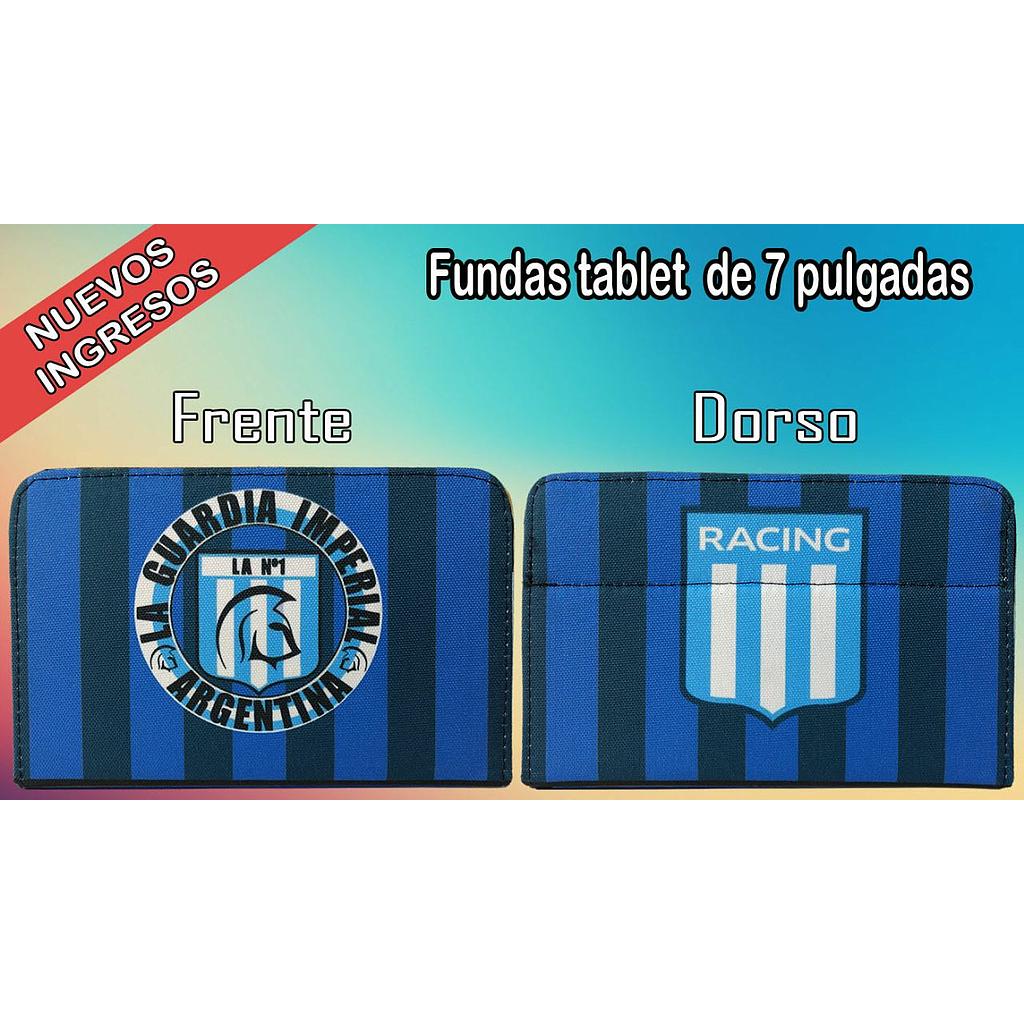 Funda de tablet 7" sin teclado estampada Racing