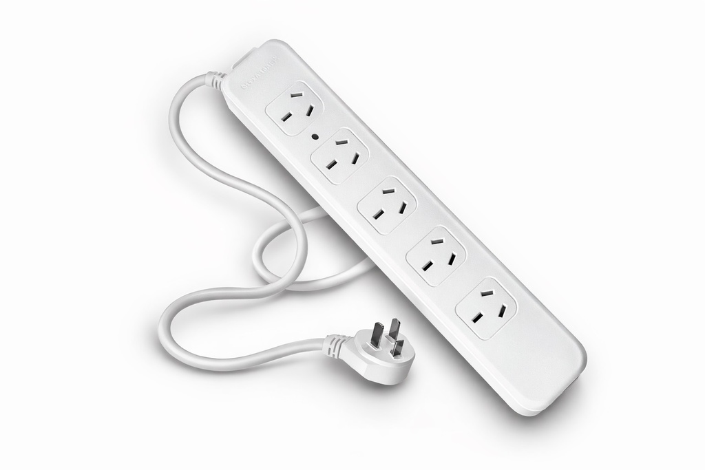 Zapatilla Toma Corriente con Interruptor Sicilia, 5 Tomas, 5Mts &