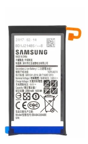 Bateria Samsung A3 2017 Eb-ba320abe Original