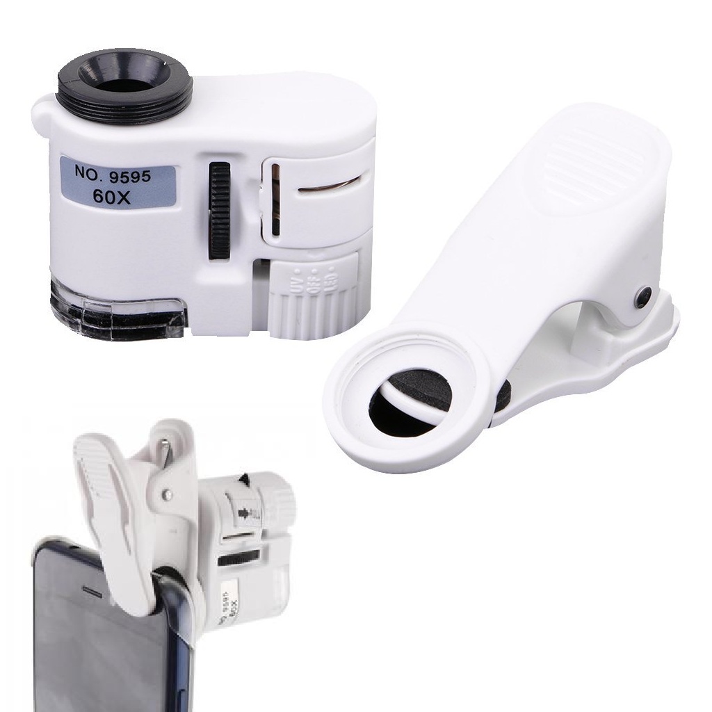Microscopio Universal Clip para Celular aumento 60x TL366