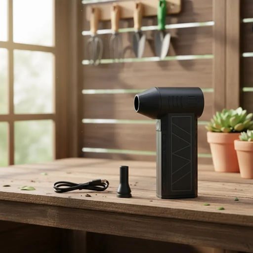 Mini Soplador de Polvo Recargable 3 velocidades con Luz Z0Y7400
