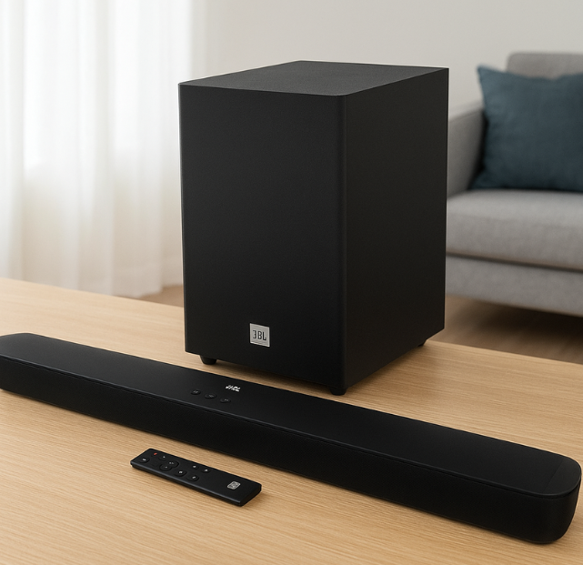 Barra de Sonido JBL Cinema SB180 2.1 canales con Subwoofer Inalambrico