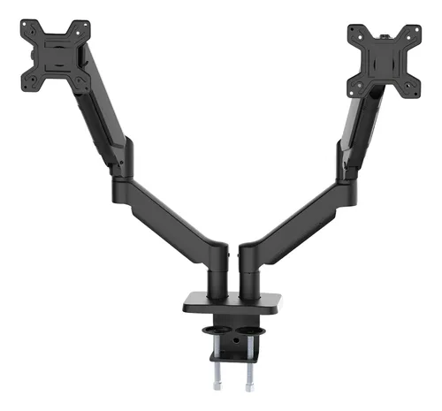 Soporte 2 Monitor o Tv con Resorte de Gas de 10" a 30" hasta 10Kg ZJ-K7901